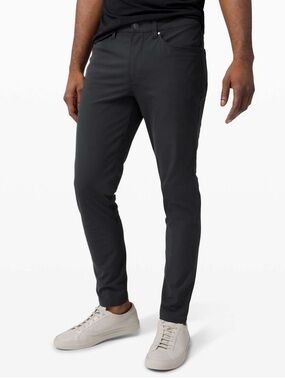 Lululemon athletica ABC pant slim warpstreme 30 obsidian dark gray size 31 waist